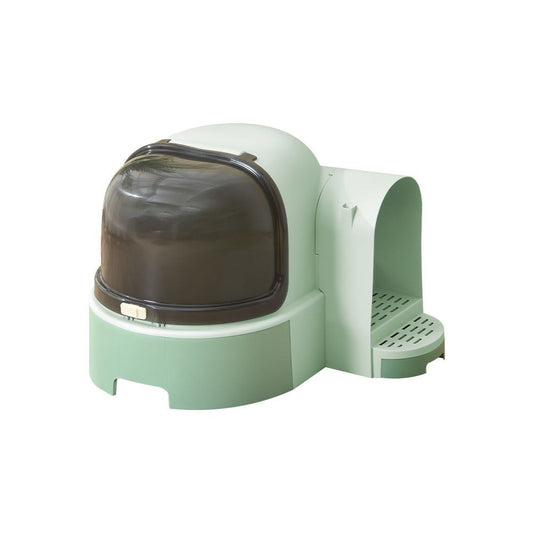 PAKEWAY Green Star Tunnel Cat Litter Box