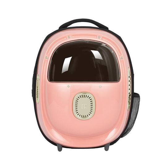 PAKEWAY Pink Pet Backpack with Air Circulation Function