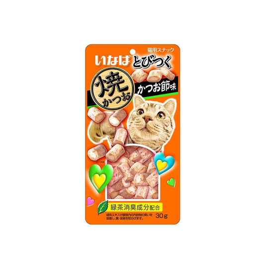 CIAO Juicy Bits Tuna and Chicken Fillet with Dried Bonito Flavour Cat Treats 25g