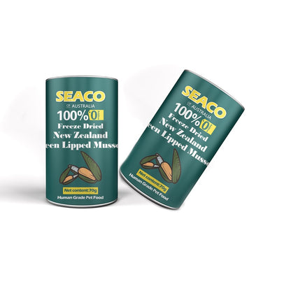 SEACO New Zealand Mussels Freeze Dried Pet Food 70g