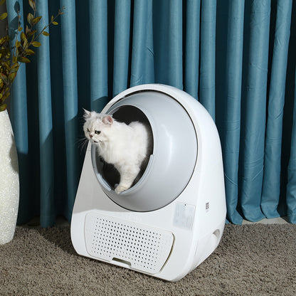 CATLINK Scooper Luxury Pro Smart Self-Cleaning White Cat Litter Box