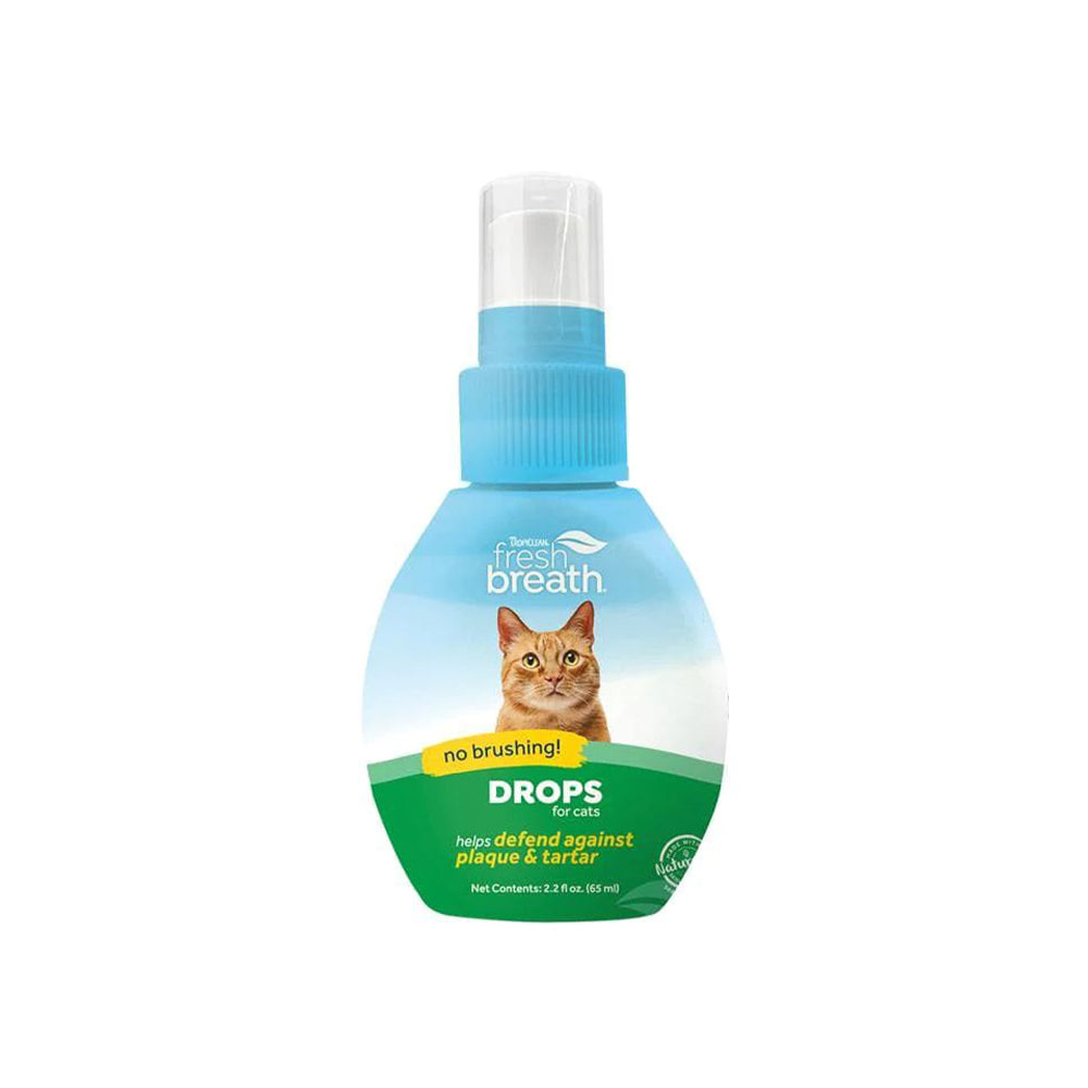 TROPICLEAN Fresh Breath Drops Oral Care for Cats 65ml