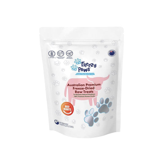 FREEZY PAWS Beef Heart Freeze Dried Pet Treats 100g