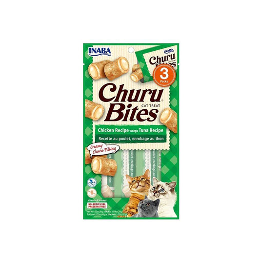 INABA Churu Bites Tuna Cat Treats 3x10g