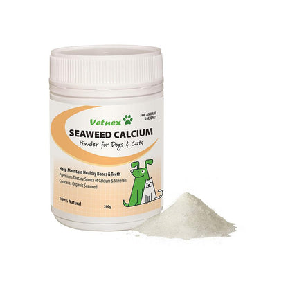 VETNEX Seaweed Calcium Powder For Dogs & Cats 200g