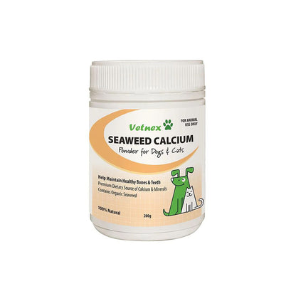 VETNEX Seaweed Calcium Powder For Dogs & Cats 200g