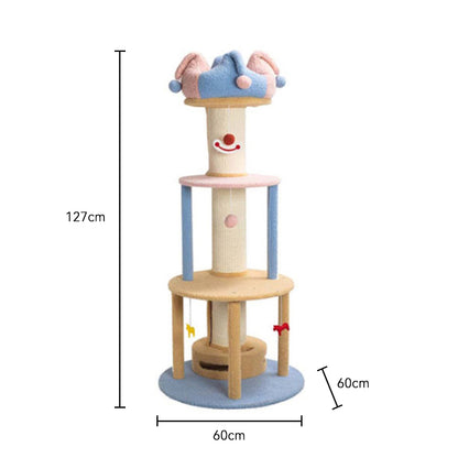 MARTINA Clown Cat Climbing Tree L