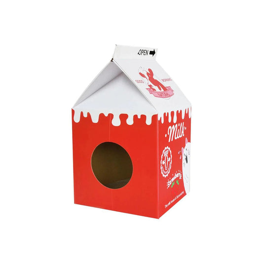 ZODIAC Red Milk Box Cat Scratchers