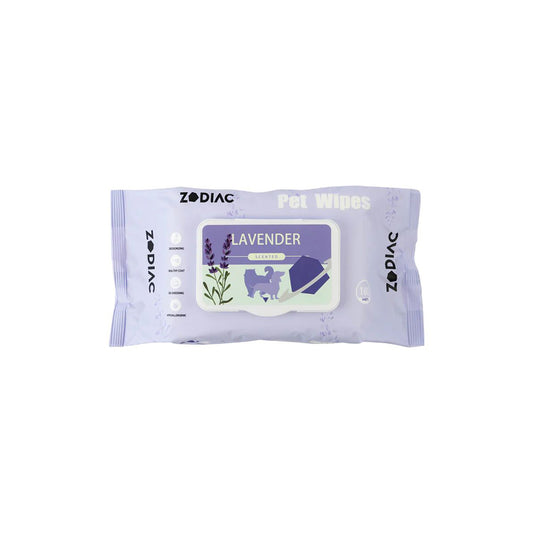 ZODIAC Lavender Pet Grooming Wipes 100pcs