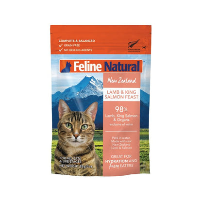 FELINE NATURAL Variety Cat Food 12x85g (pouches)