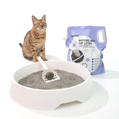 ZODIAC Natural Way Superfine Bentonite With Activated Charcoal Cat Litter