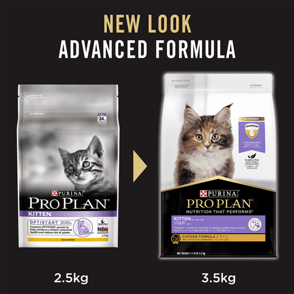 PRO PLAN Chicken Formula Kitten Dry Cat Food 3.5kg Petso AU