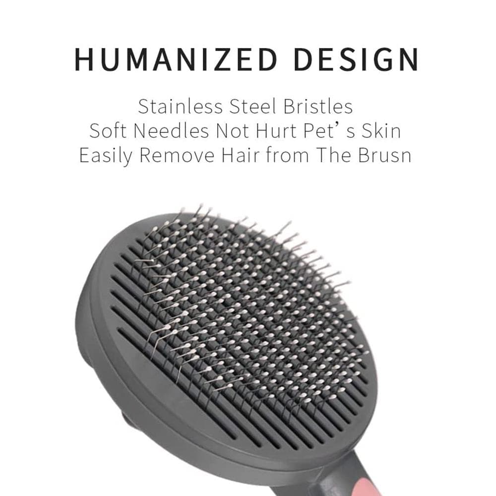 PAKEWAY T9 Pink Pet Slicker Brush Pet Brushes Petso Au